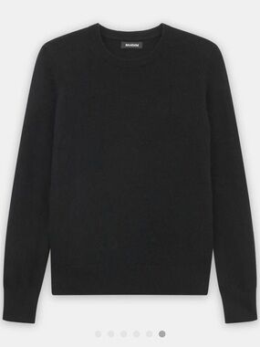 Naadam Black 100% Cashmere Crewneck Sweater The Original